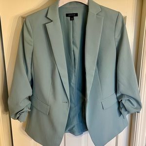Ann Taylor blazer, light blue, size 10
